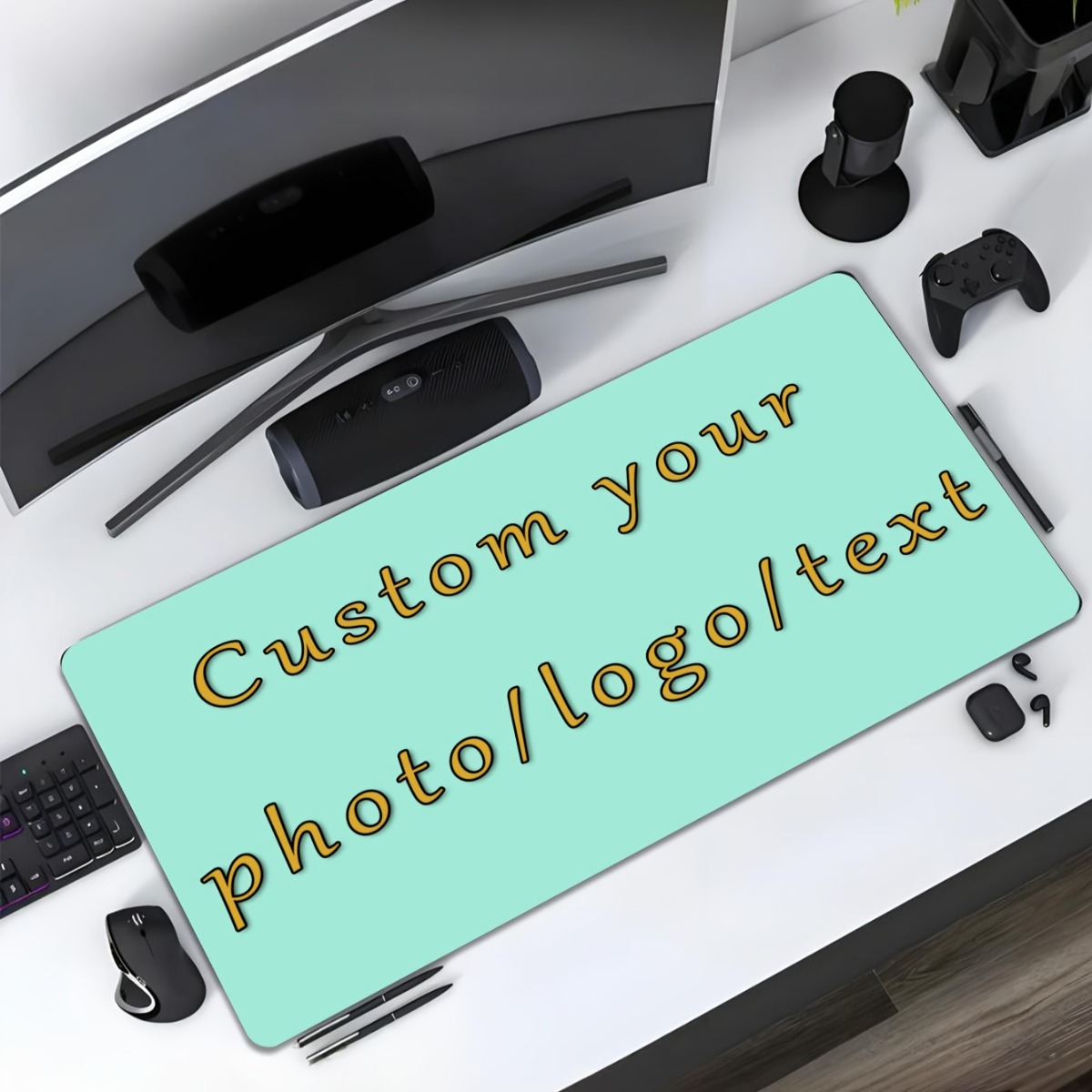Home Office Logo - Tappetino per mouse personalizzato, con il