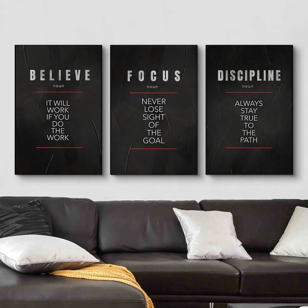 Home Office Room Inspiration - Poster con Definizione di Discipline e