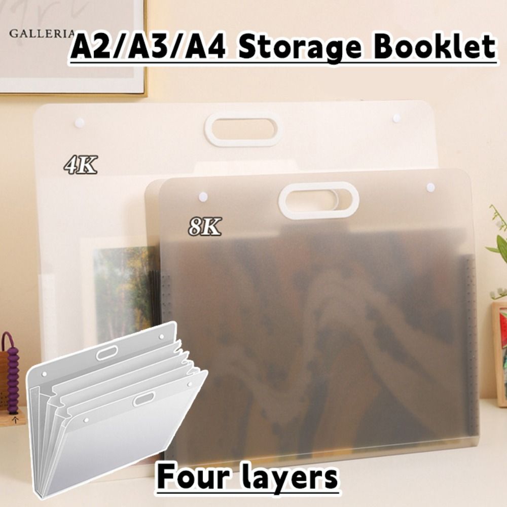 Document Scanner Portable - Cartella Portadocumenti Semplice A2/A3/A4 a Quattro