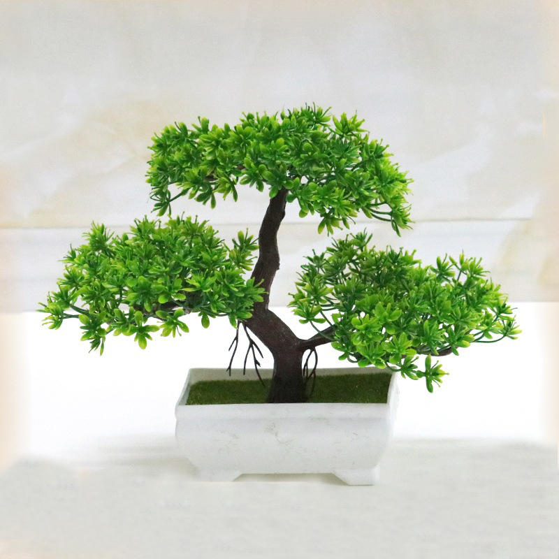 Home Office Layout - Pianta finta bionica in plastica bonsai