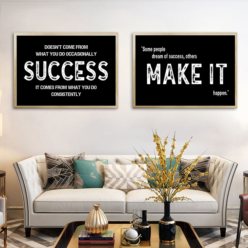Moderno nero ispiratore tela a - Home Office Room Inspiration recensione e prezzo
