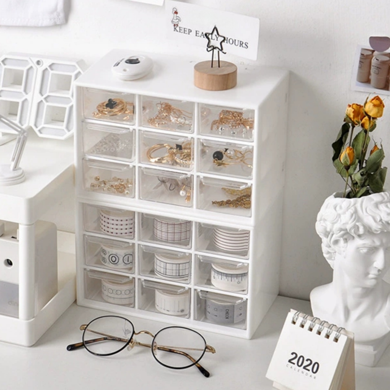 Scatola portaoggetti in materi - Home Office Work Table recensione e prezzo